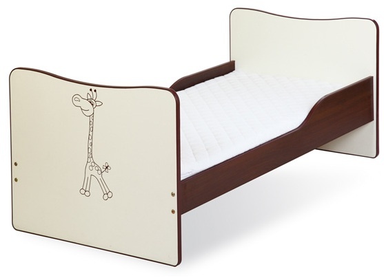 Klups Timo MDF ágy 70x140 cm Safari Zsiráf