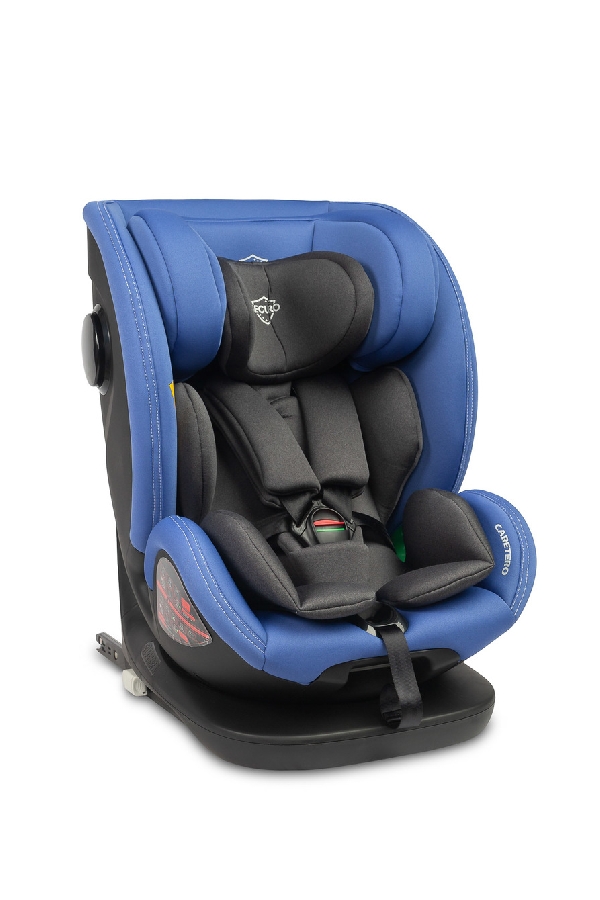 CARETERO SECURO ISOFIX Autós Gyerekülés I-SIZE 40-150 CM  360 fokban elforgatható blue