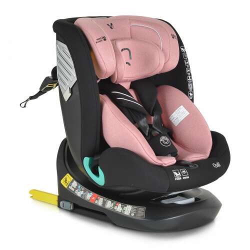 Cangaroo QUILL i-Size Isofix gyermekülés (40-150 cm) - Rózsaszín