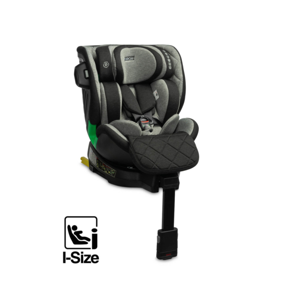 CARETERO TUROX ISOFIX Autós Gyerekülés I-SIZE 40-150 CM 360 fokban elforgatható Graphite