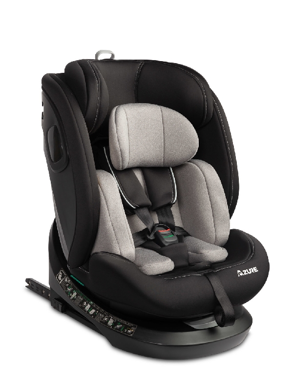 CARETERO AZURE ISOFIX Autós Gyerekülés I-SIZE 40-150 CM  360 fokban elforgatható GREY