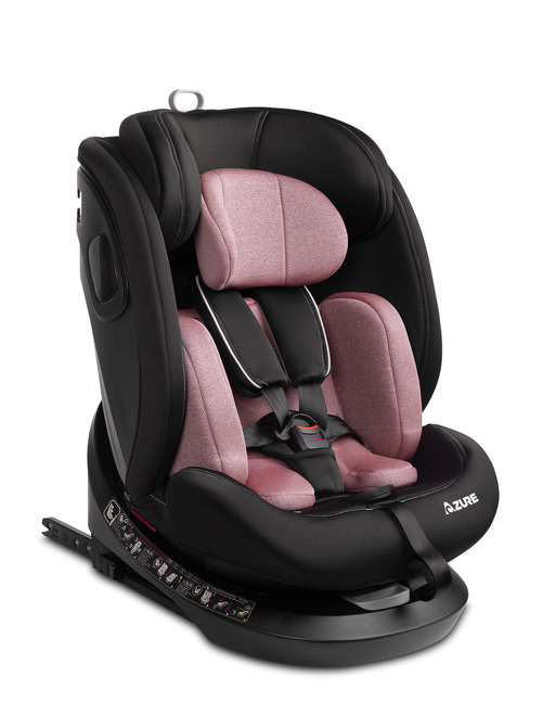 CARETERO AZURE ISOFIX Autós Gyerekülés I-SIZE 40-150 CM  360 fokban elforgatható PINK