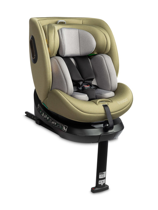 CARETERO BOSCO ISOFIX Autós Gyerekülés I-SIZE 40-150 CM  360 fokban elforgatható Oliva