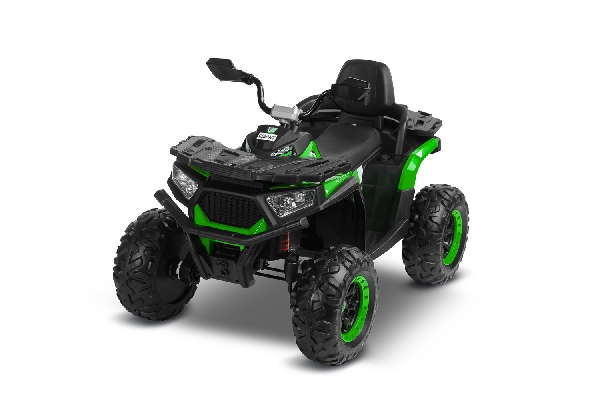 TOYZ GIGANT ELEKTROMOS QUAD, 4x4, GREEN, 12 VOLT, 4x45 WATT MOTOROK, TÁVIRÁNYÍTÓVAL,